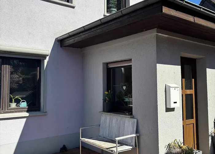 度假居 Familienhaus Fuer 6 Personen 海姆巴赫