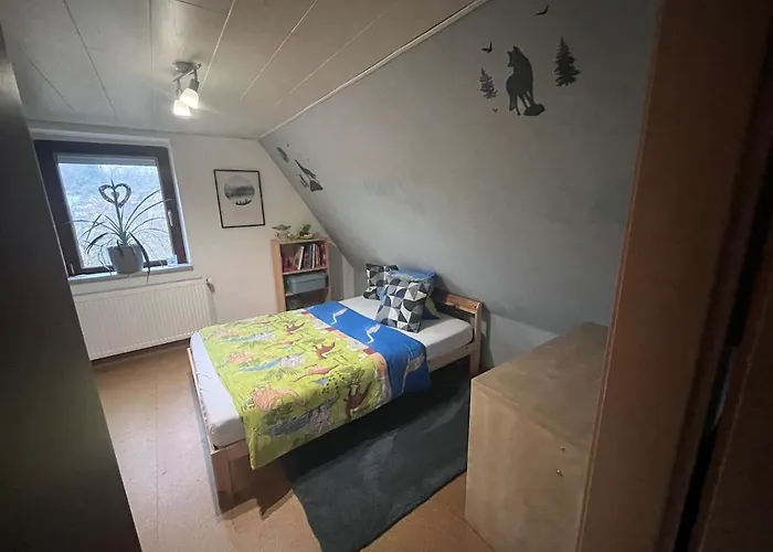 度假居 Familienhaus Fuer 6 Personen 海姆巴赫